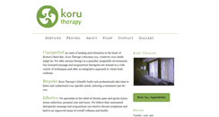 Desktop Screenshot of korutherapy.com